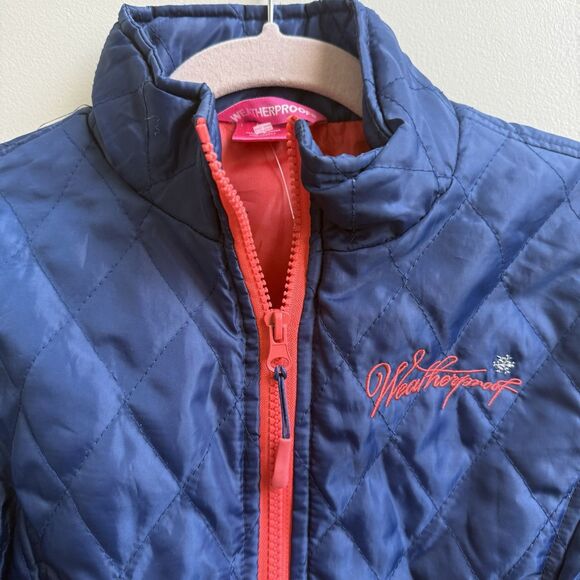 Weatherproof Boys Warm Winter Jacket Coat  Blue Size Medium 8 long sleeve - Picture 4 of 4